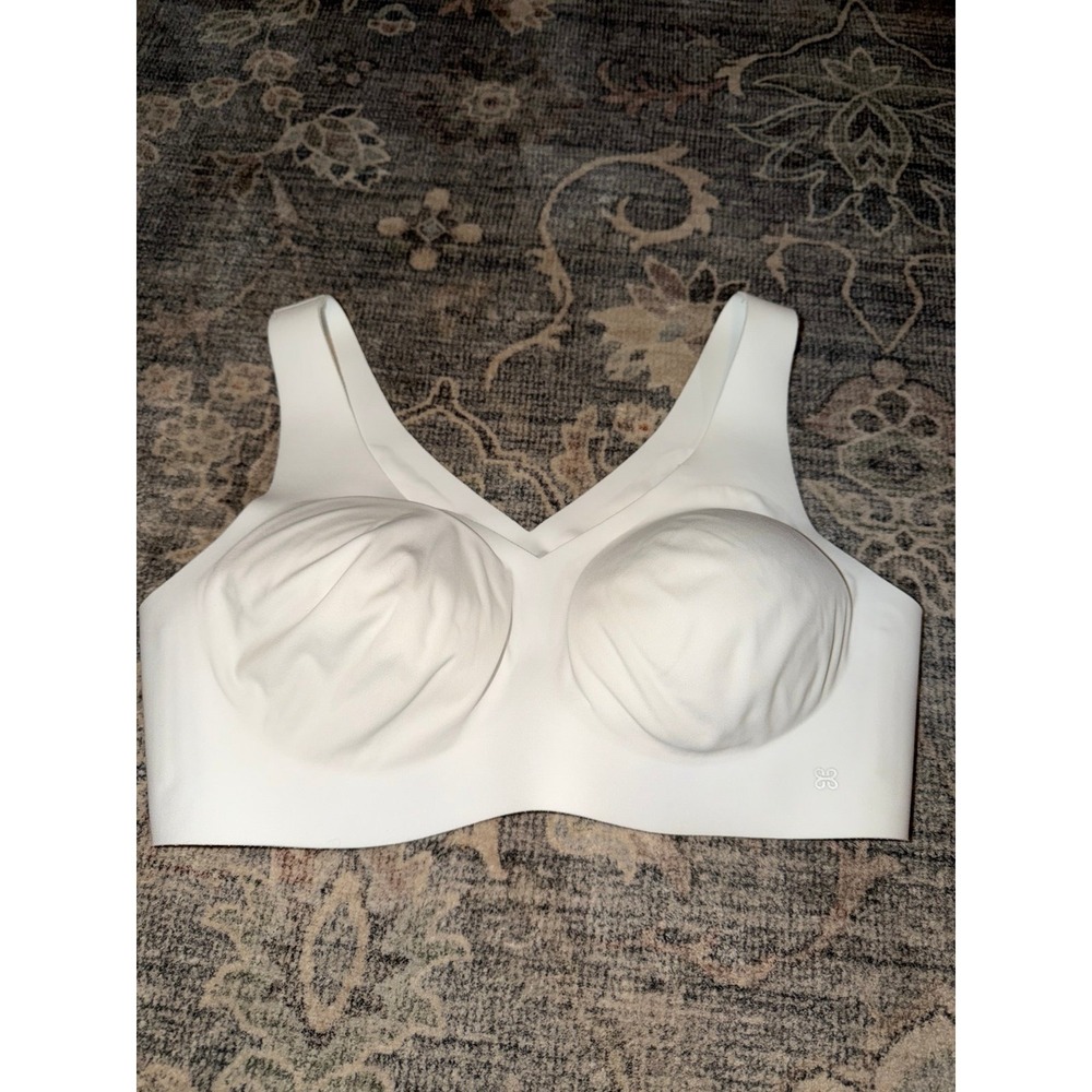HoneyLove Soft Form V-Neck Bra White